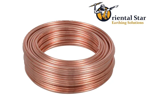 Copper earthing wire